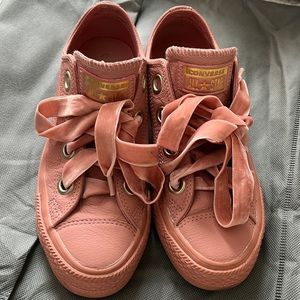 Limited edition matte pink Converse